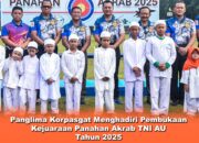 Panglima Korpasgat Menghadiri Pembukaan Kejuaraan Panahan Akrab TNI AU Tahun 2025
