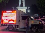 Polresta Surakarta Luncurkan Terobosan “Patroli Videotron” Sampaikan Imbauan Kamtibmas ke Masyarakat
