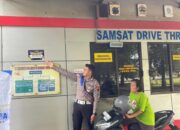 Polantas Menyapa, Satlantas Polresta Pati Beri Edukasi dan Pelayanan Cepat di Samsat Drive Thru