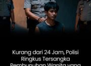 Upaya Cepat Kurang dari 24 jam, Polosi Ringkus Tersangka Pembangunan Wanita yang Diduga Open BO di Sidoarjo