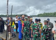 Dukung Pelestarian Budaya Bangsa, Dandim 1710/Mimika Hadiri Pembukaan Lomba Dayung dan Pentas Seni Budaya  