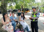 Satlantas Polres Klaten Melaksanakan kegiatan Sosialisasi dalam Rangka Ops Zebra Candi 2025