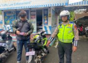 Sosialisasi Ops Zebra Candi 2025 di Lapangan Pringgodani, Polres Wonogiri Edukasi Warga Soal Tertib Lalu Lintas