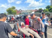 Tabrakan Depan – Belakang di Selogiri Dua Orang Luka Ringan , Satlantas Polres Wonogiri Lakukan Penanganan Cepat