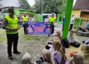 Satlantas Polres Klaten Gaet Guru SD, Tanamkan Budaya Tertib Lalu Lintas Sejak Dini di Ops Zebra Candi 2025