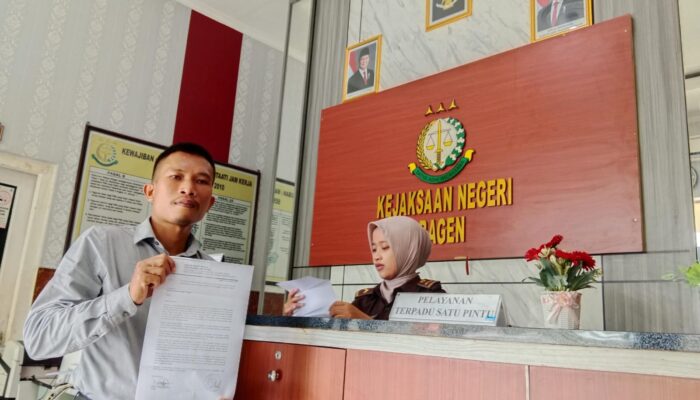 Kasus Hanggar Basket Sragen: Pelapor Surati Kejari, Pertanyakan Transparansi dan Tindak Lanjut Penanganan