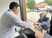 Tak Perlu Turun Kendaraan, Polres Kudus Resmi Hadirkan Layanan SKCK Drive Thru