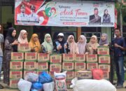Peduli Korban Banjir, SMA Negeri 1 Ranto Peureulak Salurkan Bantuan Sembako.