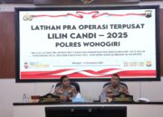 Polres Wonogiri Optimalkan Kesiapan Personel Jelang Operasi Lilin Candi 2025
