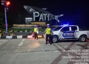 Arus Lalu Lintas Pati Aman dan Lancar Selama 1×12 Jam Ops Lilin Candi 2025