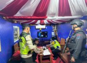 Jelang Puncak Arus Libur, Kapolres Sragen Cek Pos, Pastikan Kesiapsiagaan Personel di Posyan Rest Area KM 538 A