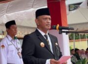 dr. BASO RAHMANUDDIN MAKKARAKA Wakil BUPATI Wajo, Bertindak sebagai Inspektur Upacara Hari Amal Bakti ke-80 KEMENAG RI