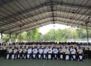 Kalapas Pati Hadiri Pembukaan Pembinaan Fisik, Mental, dan Disiplin Pegawai serta Panen Raya Serentak di Nusakambangan