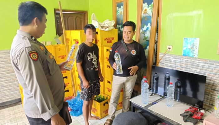 Tak Berizin Edarkan Miras, Warga Juwok Sukodono Diciduk Polisi Saat Cipta Kondisi 2026