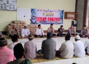 Gelar SI RATIB Jumat Curhat di Masjid Ar Rohman, Satlantas Polres Sragen Serahkan Bantuan Pembangunan Tower