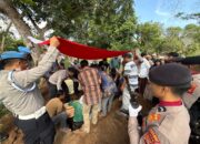 Polri Laksanakan Upacara Pemakaman Dinas untuk Almarhum Aiptu Taufik Jamurni