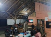 Patroli Dialogis Polsek Syamtalira Bayu Saweu Keude Kupi, Sapa Warga Cegah Guantibmas