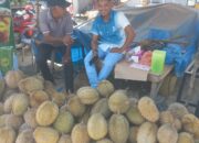 Paska Banjir, Keuchik Ikut “Banting Setir Jual Durian Musiman