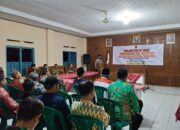 Bhabinkamtibmas Polsek Kalibagor Polresta Banyumas Monitoring Pelantikan Anggota BPD Antar Waktu 