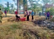 Sambut Ramadhan, Polsek Muara Dua Bersama TNI dan Warga Gotong Royong di Masjid Raudatul Jannah