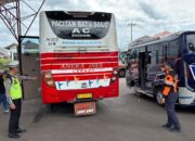 Ramchek Ops Keselamatan Candi 2026, 13 Bus AKAP dan AKDP di Wonogiri Dinyatakan Layak Jalan