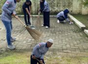 Sambut Bulan Suci Ramadhan,Rutan Tanjung Pura Gotong Royong Bersihkan Mesjid.