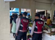 Patroli Kota Presisi di Pusat Ekonomi, Sat Samapta Polres Lhokseumawe Ciptakan Rasa Aman bagi Pedagang dan Warga