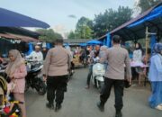 Polsek Muara Satu Intensifkan Patroli Pasar Jelang Berbuka Puasa di Batuphat Timur, Sampaikan Imbauan Kamtibmas
