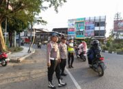 Pastikan Disiplin dan Profesionalisme Anggota, Propam Polres Lhokseumawe Awasi Ketat Pengamanan Lalu Lintas Ramadhan