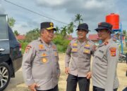 Tim Lemdiklat Polri Tinjau Pengabdian Mahasiswa STIK-PTIK Angkatan 83/WPS di Huntara Blang Naleung Mameh