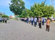 Polres Lhokseumawe Bersama Personil Gabungan Amankan Arus Lalin Jelang Berbuka