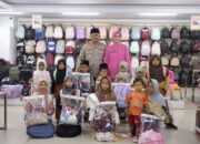 Kapolres Grobogan Ajak Anak Yatim Piatu dan Lansia Belanja Lebaran 