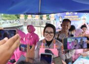 Ramadan Unik di Sragen, Kapolres Sajikan Mixology Es Teler Presisi 1.000 Cup di Alun-Alun