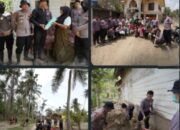 Mahasiswa STIK-PTIK 83 Gelar Rehabilitasi Kolaboratif di Sawang, Percepat Pemulihan Pasca Bencana