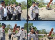 Kapolda Aceh Tinjau Progres Pembangunan Jembatan Bailey di Sawang, Pastikan Percepatan Pemulihan Pascabanjir