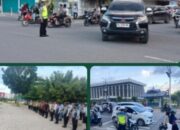 Jelang Buka Puasa, Personel Gabungan Siaga Atur Lalu Lintas di 25 Titik Rawan Lhokseumawe
