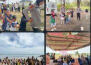 Mahasiswa STIK-PTIK Angkatan 83/WPS Tebar Bansos, Pengobatan Gratis dan Trauma Healing di Huntara Blang Naleung Mameh