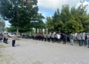 Polres Lhokseumawe Gelar Apel dan Pengamanan Lalu Lintas Jelang Berbuka Puasa