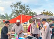 Jelang Berbuka, Polsek Syamtalira Bayu Siaga Atur Lalin di Pasar Keude Bayu, Warga Berbelanja dengan Aman dan Nyaman