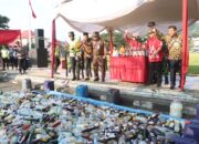 Polres Semarang Musnahkan 2414 Botol Miras dan 330 Liter Tuak