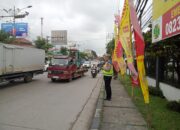 Polrestabes Semarang Lakukan Penyekatan Angkutan Barang di Pintu Masuk Kota Selama Operasi Ketupat Candi 2026