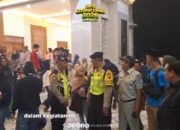 Polres Sragen Kawal Kedatangan 11 Bus Mudik Gratis dari Jakarta, Ratusan Perantau Disambut Aman di Gedung SMS