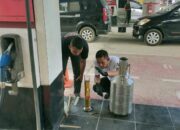 Satreskrim Polres Lhokseumawe Sidak SPBU, Pastikan Kualitas dan Takaran BBM Bersubsidi Sesuai Standar