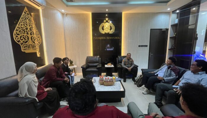 Kapolresta Banyumas Terima Silaturahmi IMM, Sinergi Kawal Milad Hingga Jaga Kondusivitas Wilayah