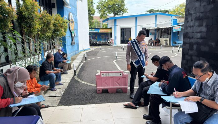 Polantas Menyapa di Satpas Karanganyar, Pelayanan SIM Semakin Mudah dan Transparan