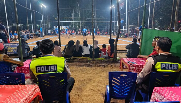 Turnamen Voli “Gedong Gayeng XII” di Ngadirojo Berlangsung Meriah, Polisi Pastikan Keamanan Kondusif