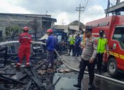 Lupa Matikan Kompor Saat Masak, 4 Kios Terbakar