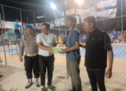 Kapolsek Murah Mulia dan Jajaran Amankan Pertandingan Kapolres Cup 2