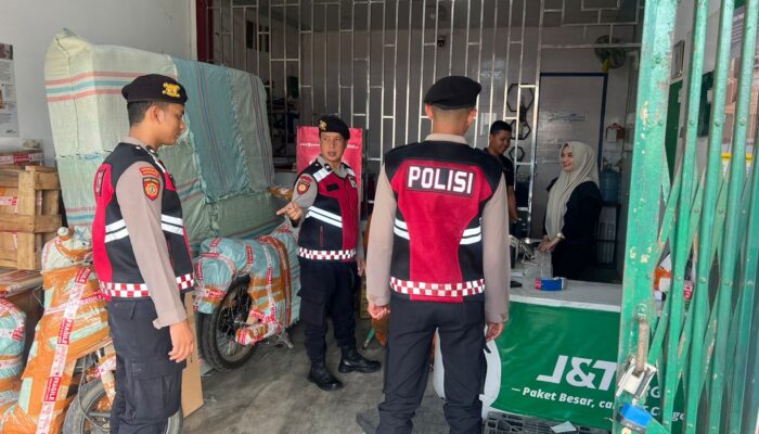 Patroli Kota Presisi, Sat Samapta Polres Lhokseumawe Jaga Keamanan Pusat Ekonomi Kota