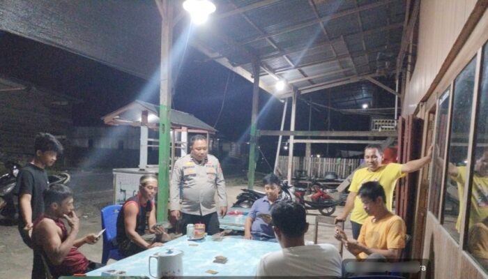 Jaga Keamanan Wilayah, POLSEK Sajoanging Intensifkan Patroli Harkamtibmas